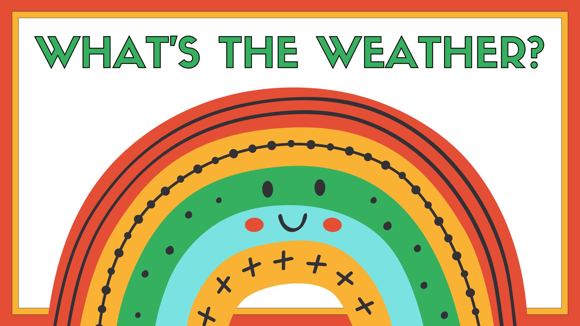 What's the weather program cover