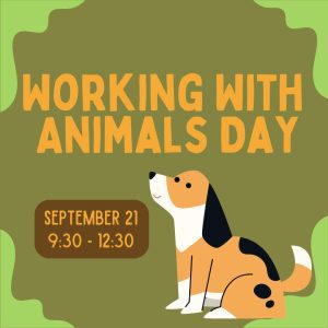 Working with Animals Day image for program at the Children's Museum at Saratoga