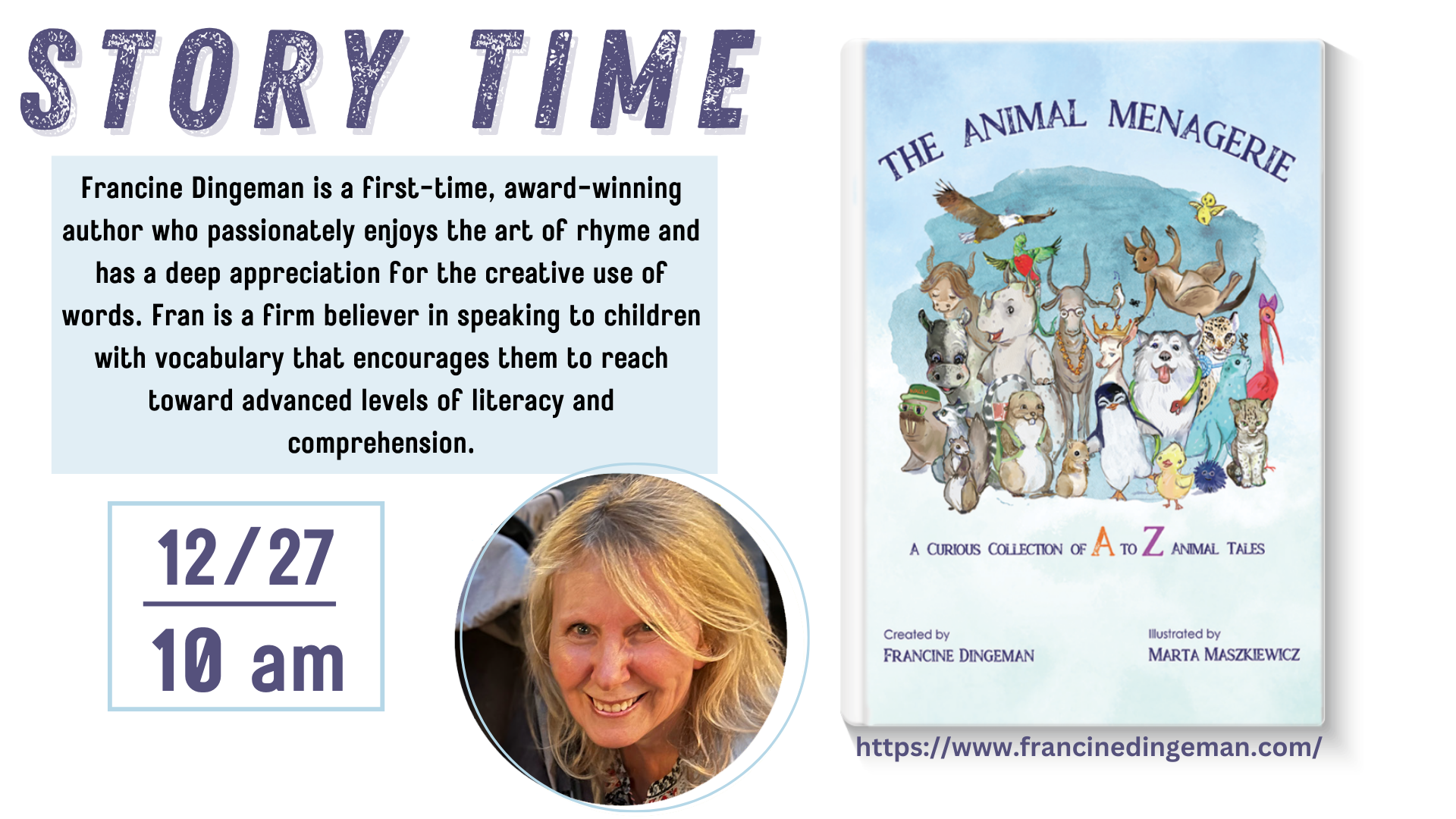 The Animal Menagerie – Fran Dingeman (Presentation) (2)