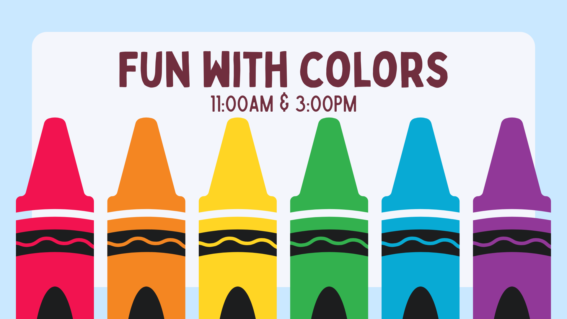 Fun with colors image of colorful crayons