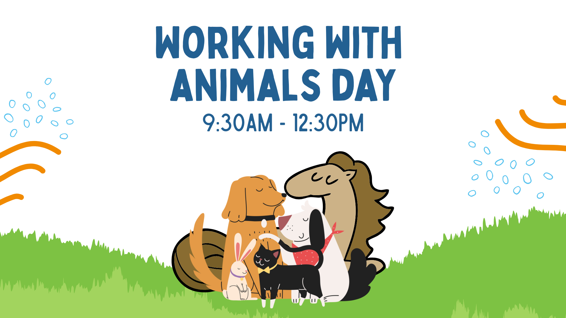 working with animals day