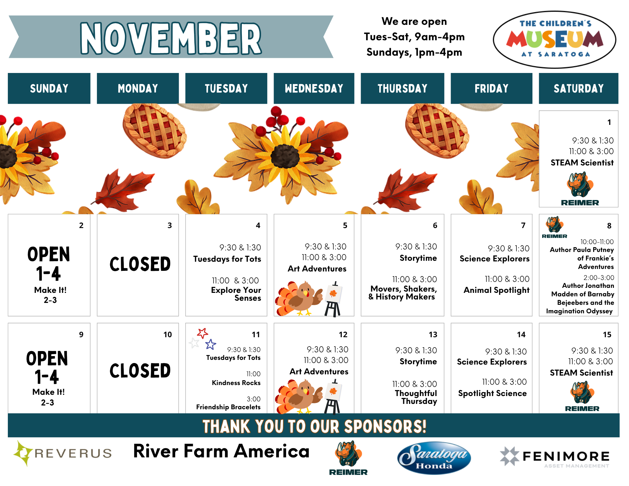 First 2 Weeks of November June 15 to 31 2025<br />
Calendar of Events