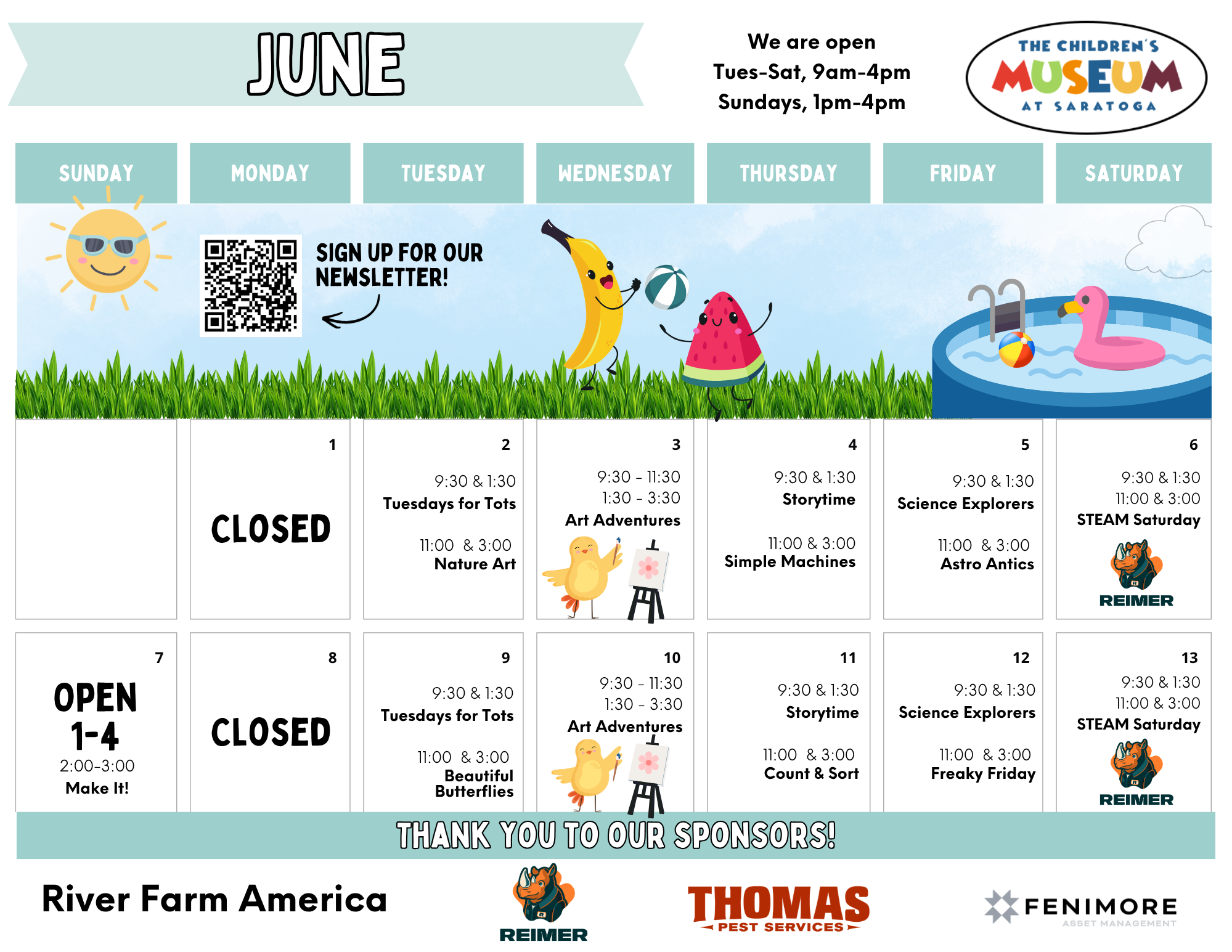 First 2 Weeks of June June 15 to 31 2025<br />
Calendar of Events